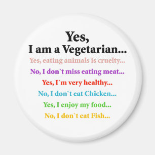 Íman Sim, eu sou um vegetariano…