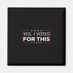Íman Sim, Eu Votei Neste Trump - Patriótico Político E