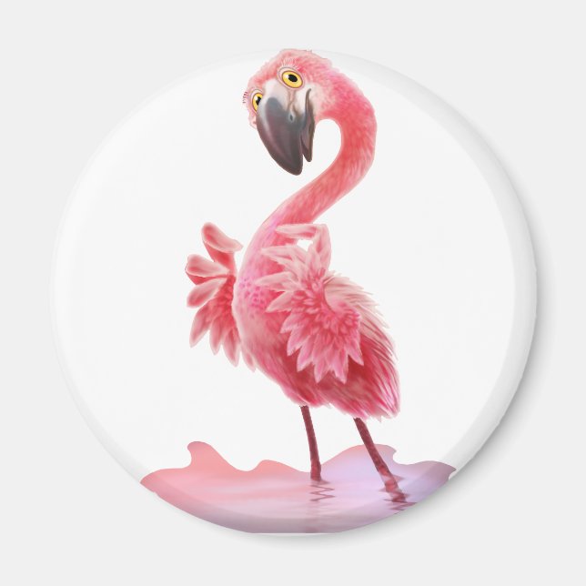 Íman Sim Flamingo! (Frente)