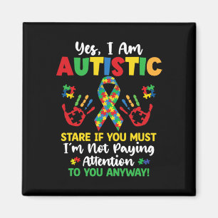 Íman Sim Sou Autista Autismo Sensibilização Crianças Me