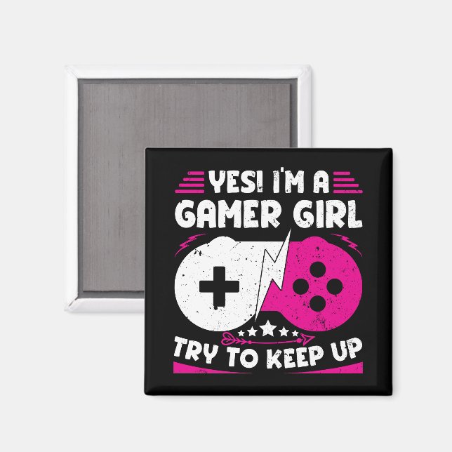 Íman Sim, sou uma garota de jogos Engraçada, jogando ga (Front/Back)