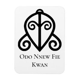 Íman Símbolo Adinkra ODO NNEW FIE KWAN Love..