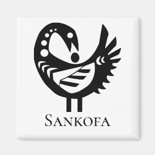 Íman Símbolo Adinkra SANKOFA Bird