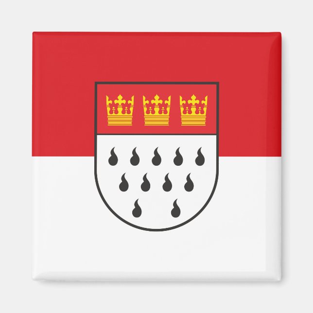 Íman Símbolo alemão da cidade de Koln Colônia Colônia C (Frente)