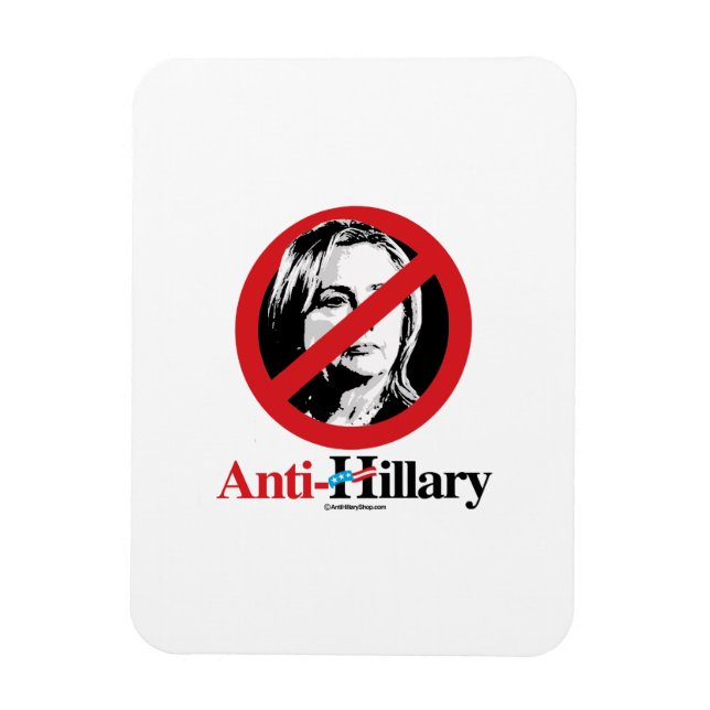 Íman Símbolo Anti-Hillary (Vertical)