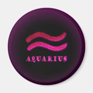 Íman Símbolo Aquarius Zodiac