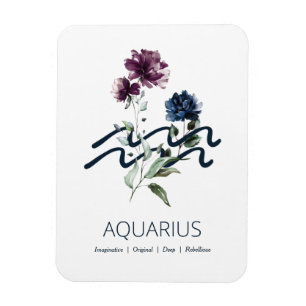Íman Símbolo Aquarius Zodíaco