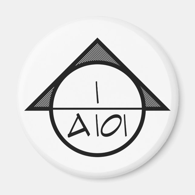 Íman Símbolo arquitetônico de referência Magnet (escuro (Frente)