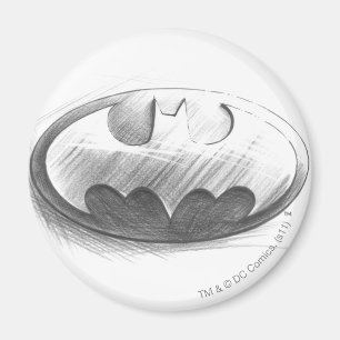 Íman Símbolo Batman Logotipo de desenho da insígnia