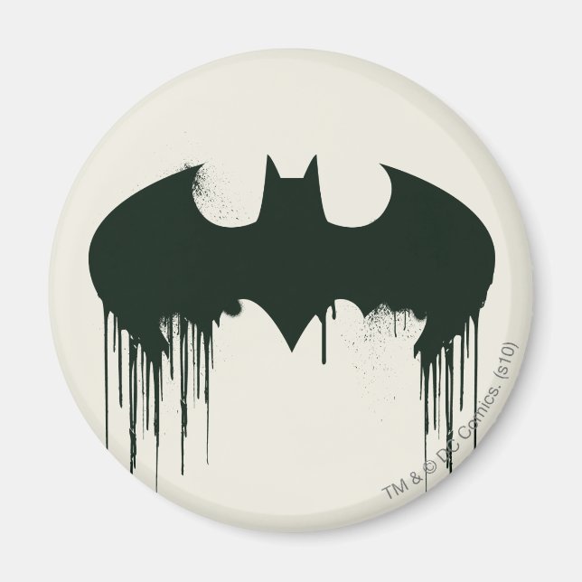 Íman Símbolo Batman | Logotipo de tinta (Frente)