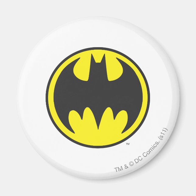 Íman Símbolo Batman | Logotipo do Bat Circle (Frente)