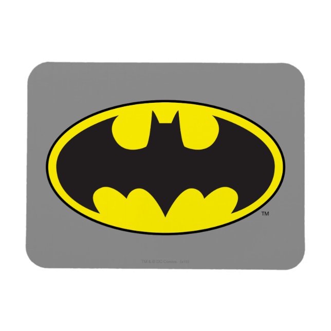 Íman Símbolo Batman | Logotipo Oval Bat (Horizontal)