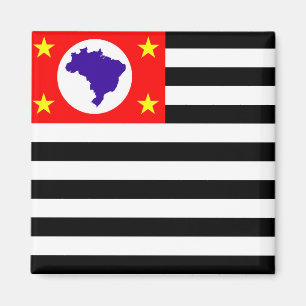 Íman Símbolo brasil da bandeira paulistana
