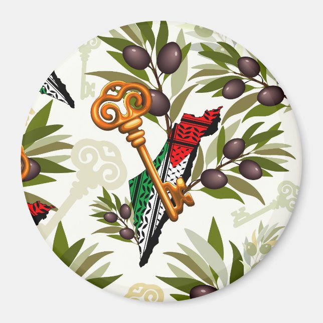 Íman Símbolo chave palestino do direito de retorno (Frente)