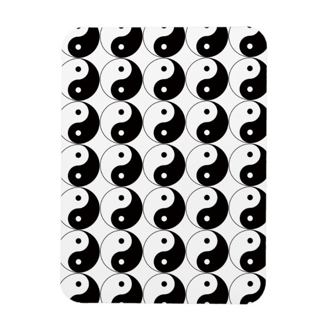 Íman Símbolo Chinês Yin Yang Tai Ji (Vertical)