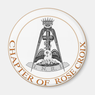 Íman Símbolo cor-de-rosa de Croix