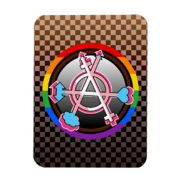 Íman Símbolo da Anarquia de Gênero, Emblema em Tabuleir