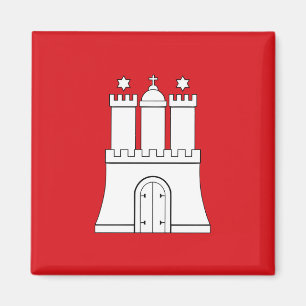Íman Símbolo da cidade de Hamburgo, Alemanha