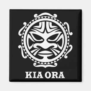 Íman Símbolo da Cultura Maori Kia Ora Feminino Dança Ha