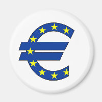 símbolo da moeda euro sinal
