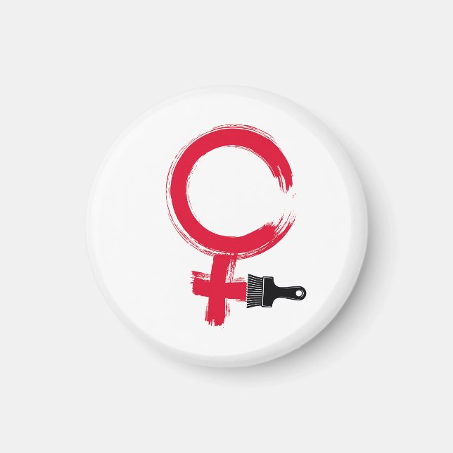Íman Símbolo da Mulher legal (Frente)