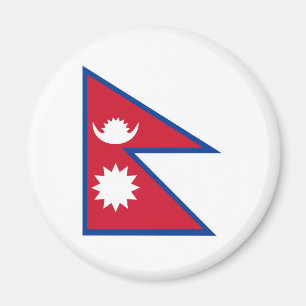 Íman símbolo da nação da bandeira de país de nepal