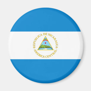 Íman símbolo da nação da bandeira de país de Nicar