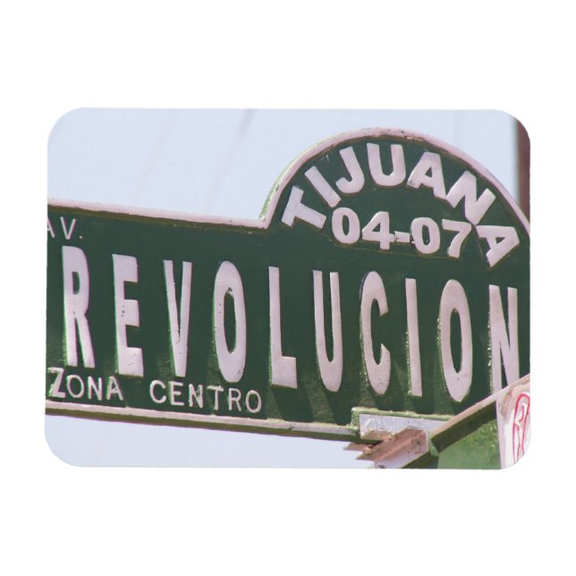 Íman Símbolo da Rua da Revolução Tijuana (Horizontal)