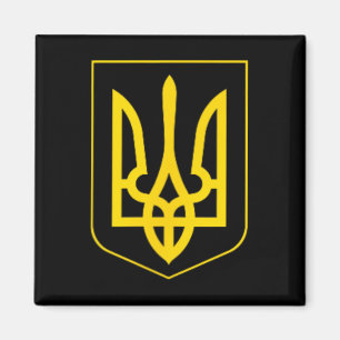 Íman Símbolo da Ucrânia Exército Ucraniano Médio Emblem