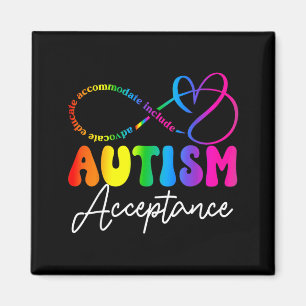 Íman Símbolo de Aceitação da Conscientização do Autismo