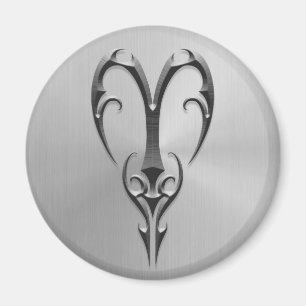Íman Símbolo de aço inoxidável do Aries
