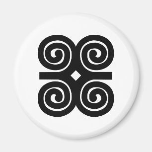 Íman Símbolo de Adinkra da humildade da força de