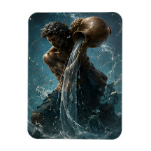 Símbolo de Água do Zodíaco de Aquário Astrologia