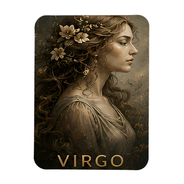Íman Símbolo de Astronomia da Virgem do Zodíaco Celesti (Vertical)