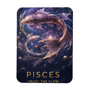 Íman Símbolo de Astronomia do Peixe de Peixes Zodíaco