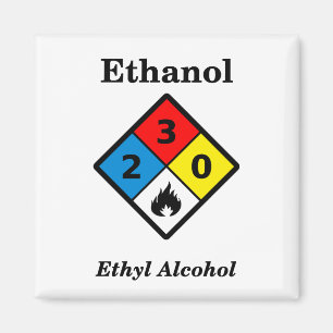 Íman Símbolo de Aviso do MSDS de Etanol