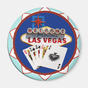 Íman Símbolo de Boas-vindas de Las Vegas Chip