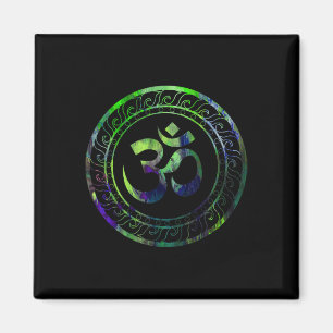 Íman Símbolo de Budismo Om Ohm Aum Yoga Sânscrito _1