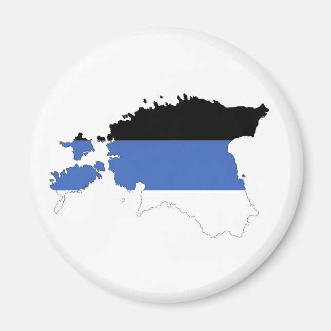 Íman símbolo de forma do mapa de bandeira do país da es (Frente)