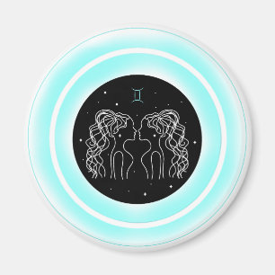 Íman Símbolo de Gêmeos – Emblema Mínimo de Astrologia
