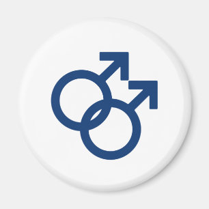 Íman Símbolo de gênero MLM Gay Men