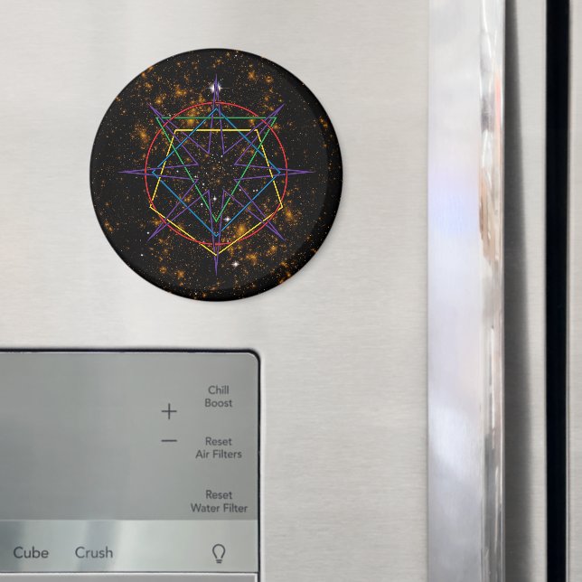 Íman Símbolo de Geometria Sagrada (In Situ (Fridge))