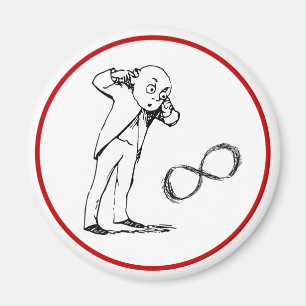 Íman Símbolo de Infinidade legal Magneta Filosófica