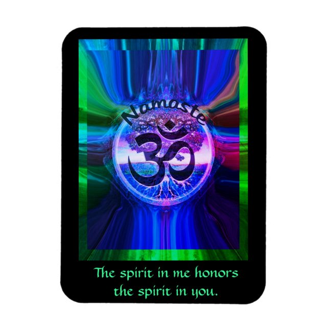 Íman Símbolo de Namaste (Vertical)