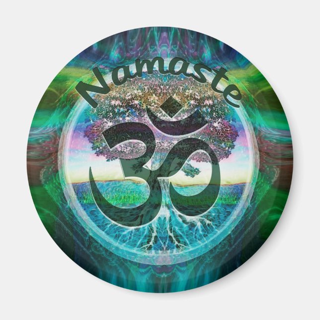 Íman Símbolo de Namaste (Frente)