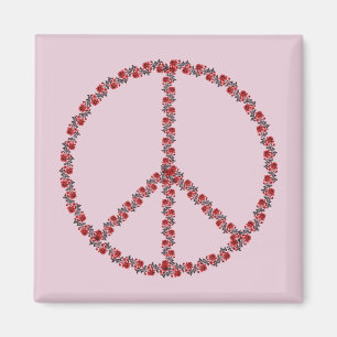 Íman Símbolo de Paz de Rosas