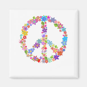 Íman Símbolo de paz, Design de força colorida