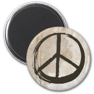 Íman Símbolo de paz Hippie Love 1960 - Sinal de lama su