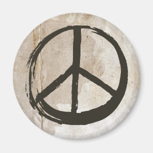 Íman Símbolo de paz Hippie Love 1960s - Sinal de lama 