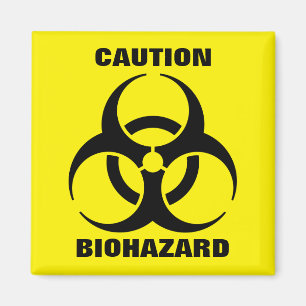 Íman Símbolo de perigo amarelo - Símbolo de aviso